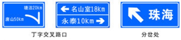 廣州丁字路口分叉路口指示牌